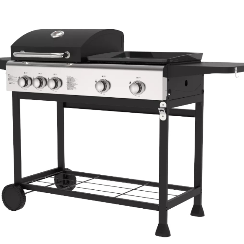 Musta Heavy Duty Grilli Ulkopuutarha Patio Premium BBQ Smoker Uuni Piknik Retkeily Patio Backyard Ruoanlaitto Hiili BBQ Grillit